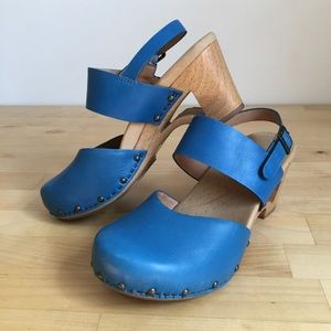 DANSKO “Thea” Mary Jane Leather Clog Sandals